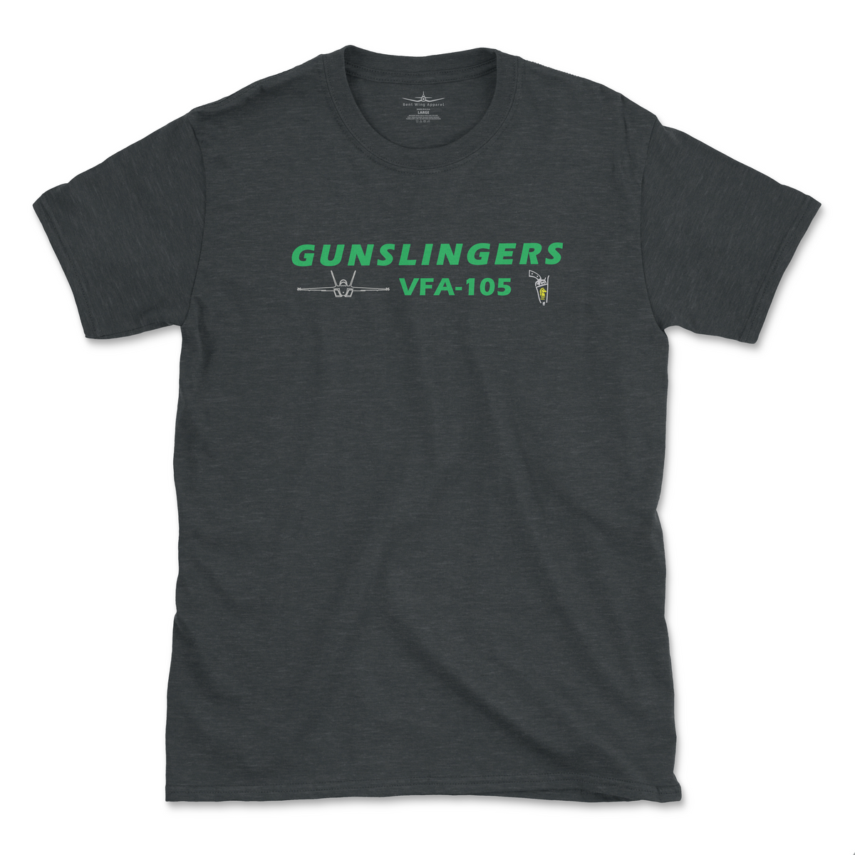 VFA-105 Gunslingers Flight Line Series F/A-18 Super Hornet T-Shirt
