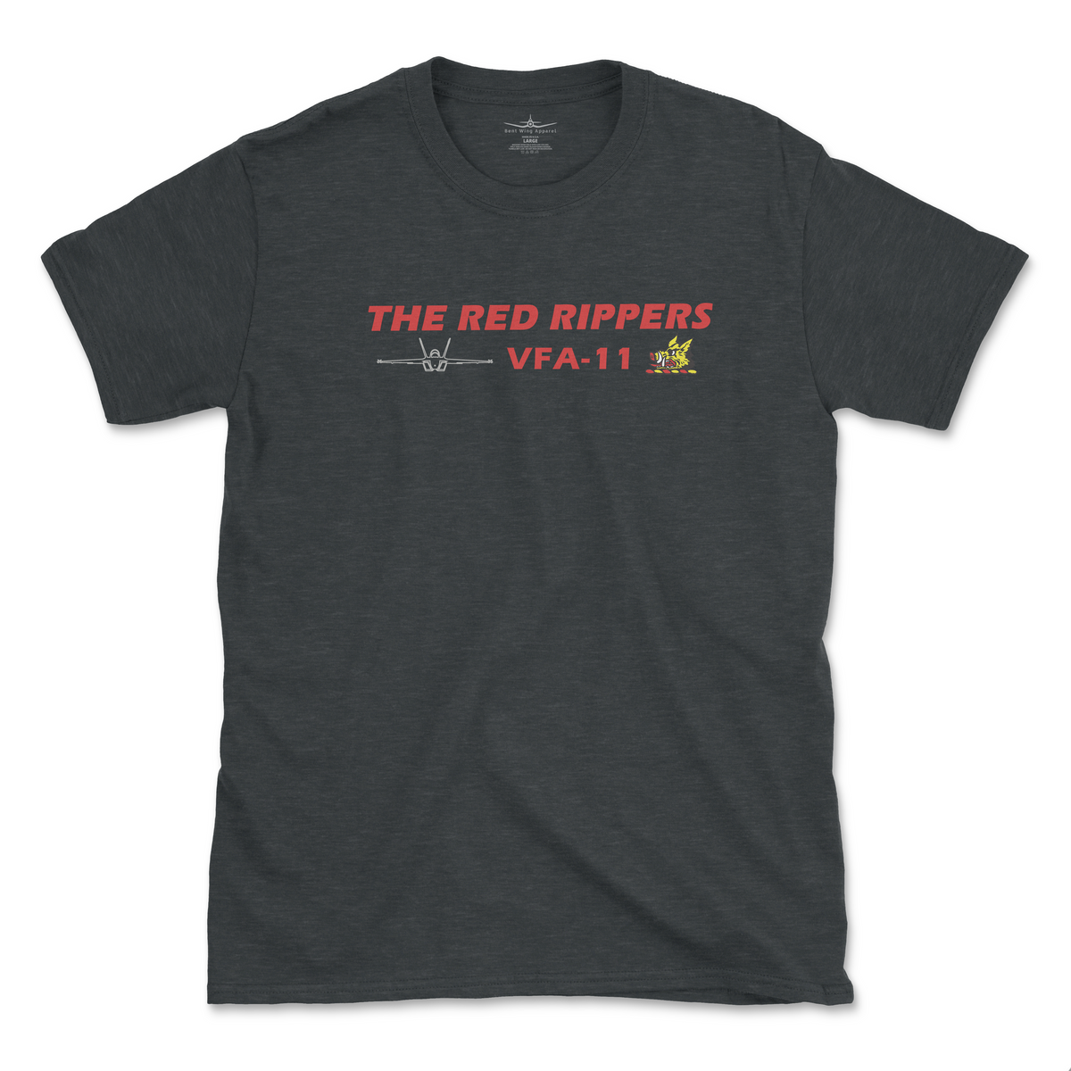 VFA-11 Red Rippers Flight Line Series F/A-18 Super Hornet T-Shirt