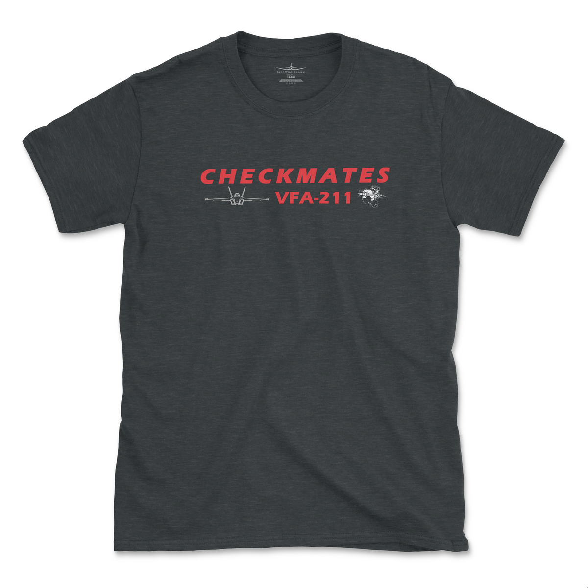 VFA-211 Fighting Checkmates Flight Line Series F/A-18 Super Hornet T-Shirt