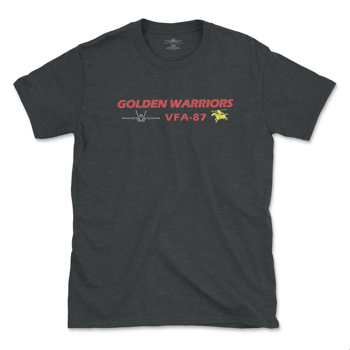 VFA-87 Golden Warriors Flight Line Series F/A-18 Super Hornet T-Shirt