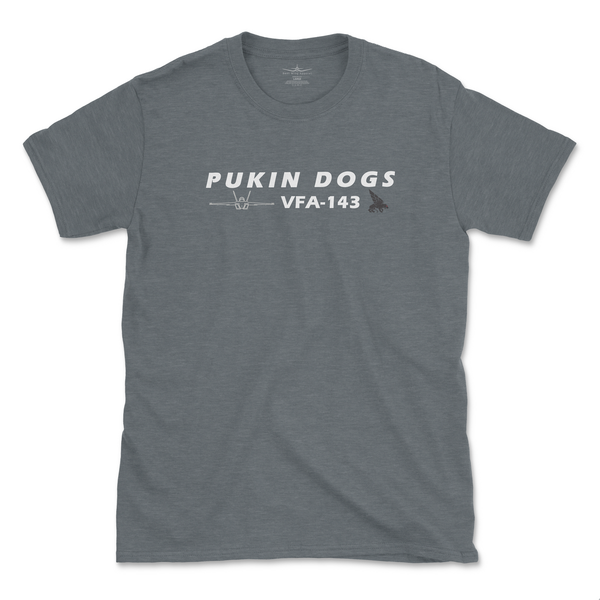 VFA-143 Pukin' Dogs Flight Line Series F/A-18 Super Hornet T-Shirt