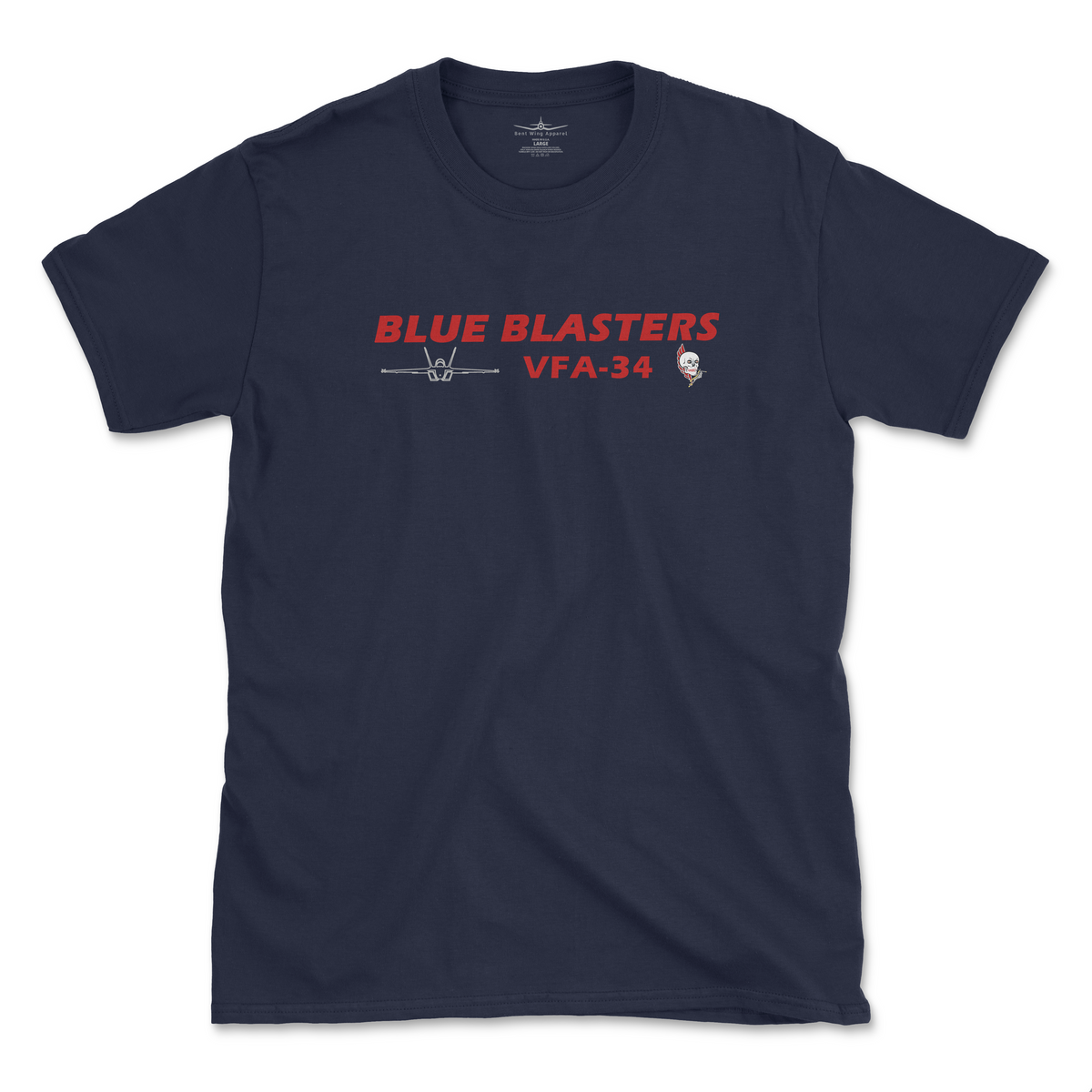 VFA-34 Blue Blasters Flight Line Series F/A-18 Super Hornet T-Shirt