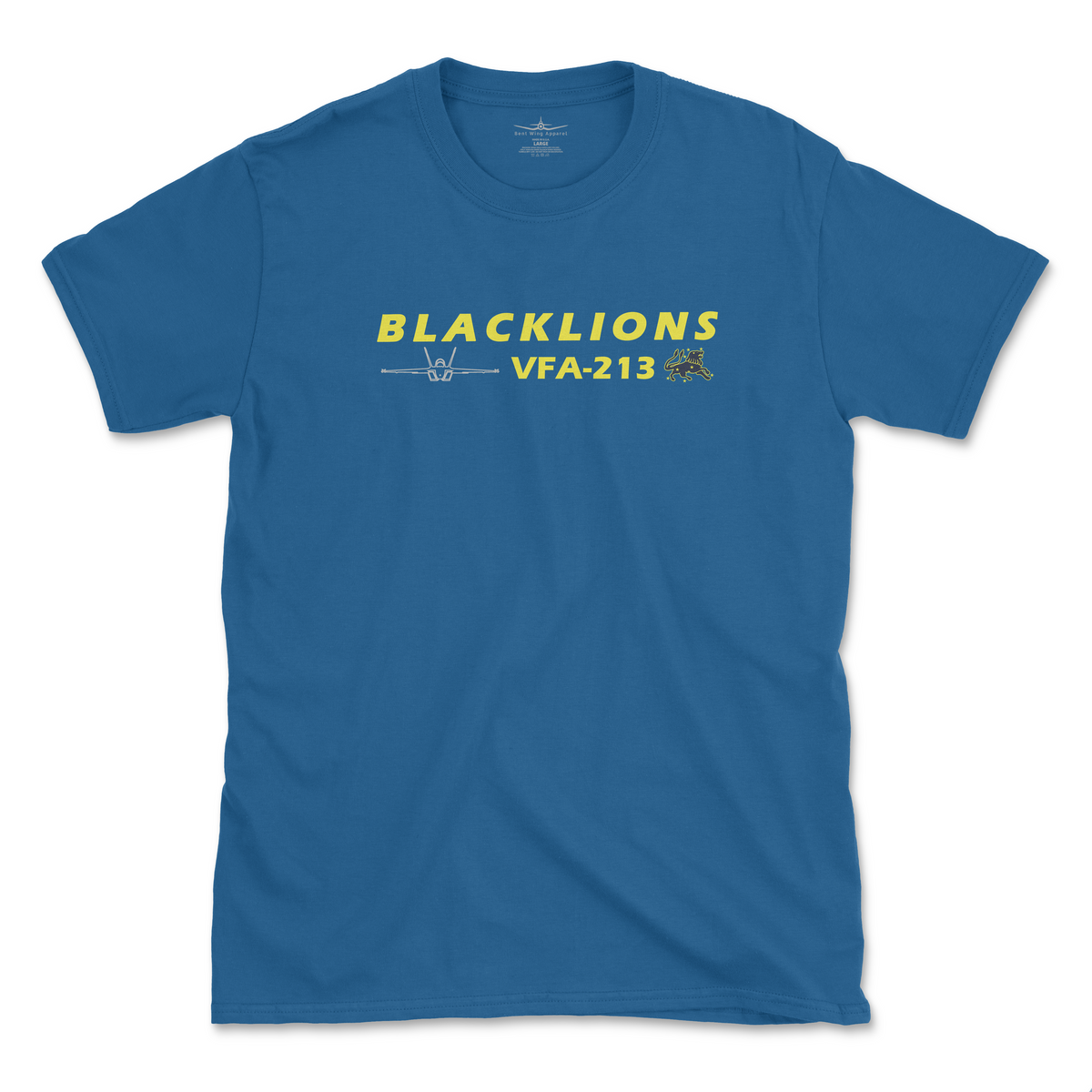 VFA-213 Blacklions Flight Line Series F/A-18 Super Hornet T-Shirt