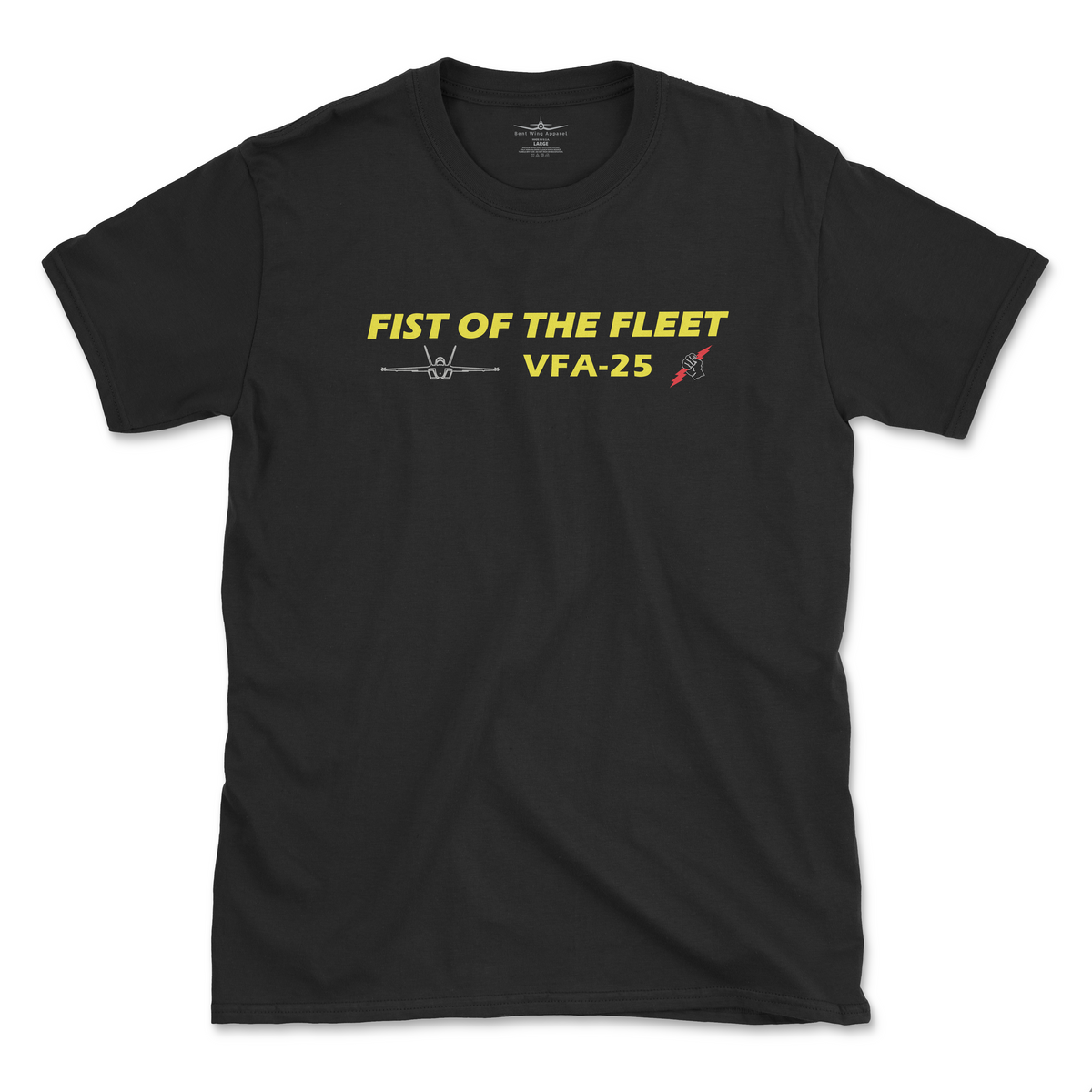 VFA-25 Fist of the Fleet Flight Line Series F/A-18 Super Hornet T-Shirt