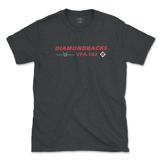 VFA-102 Diamondbacks Flight Line Series F/A-18 Super Hornet T-Shirt