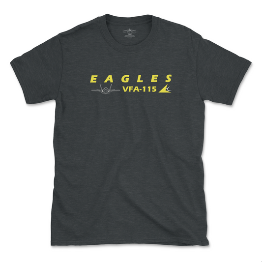 VFA-115 Eagles Flight Line Series F-35C Lightning II T-Shirt