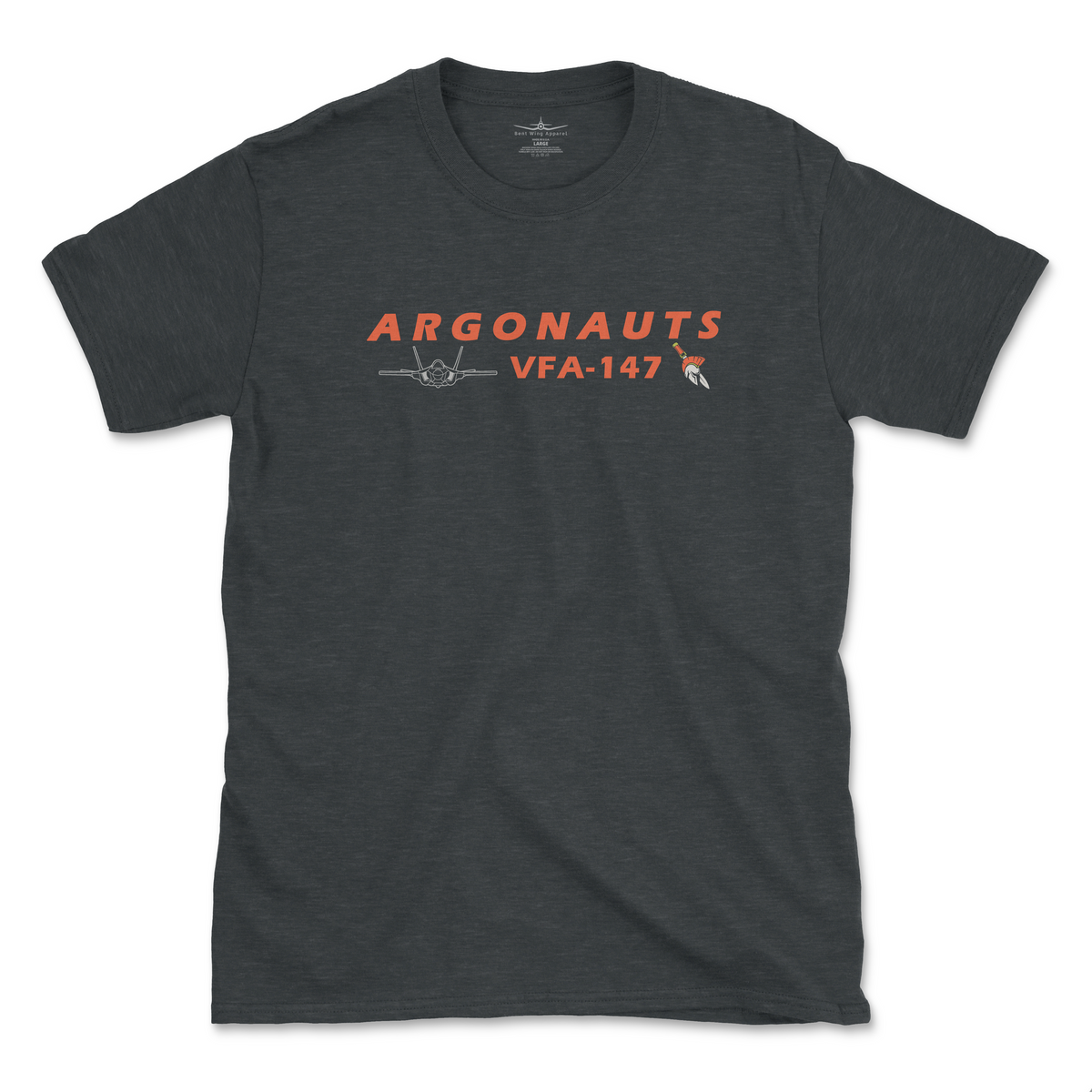 VFA-147 Argonauts Flight Line Series F-35C Lightning II T-Shirt