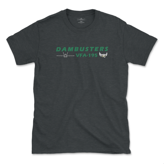 VFA-195 Dambusters Flight Line Series F/A-18 Super Hornet T-Shirt