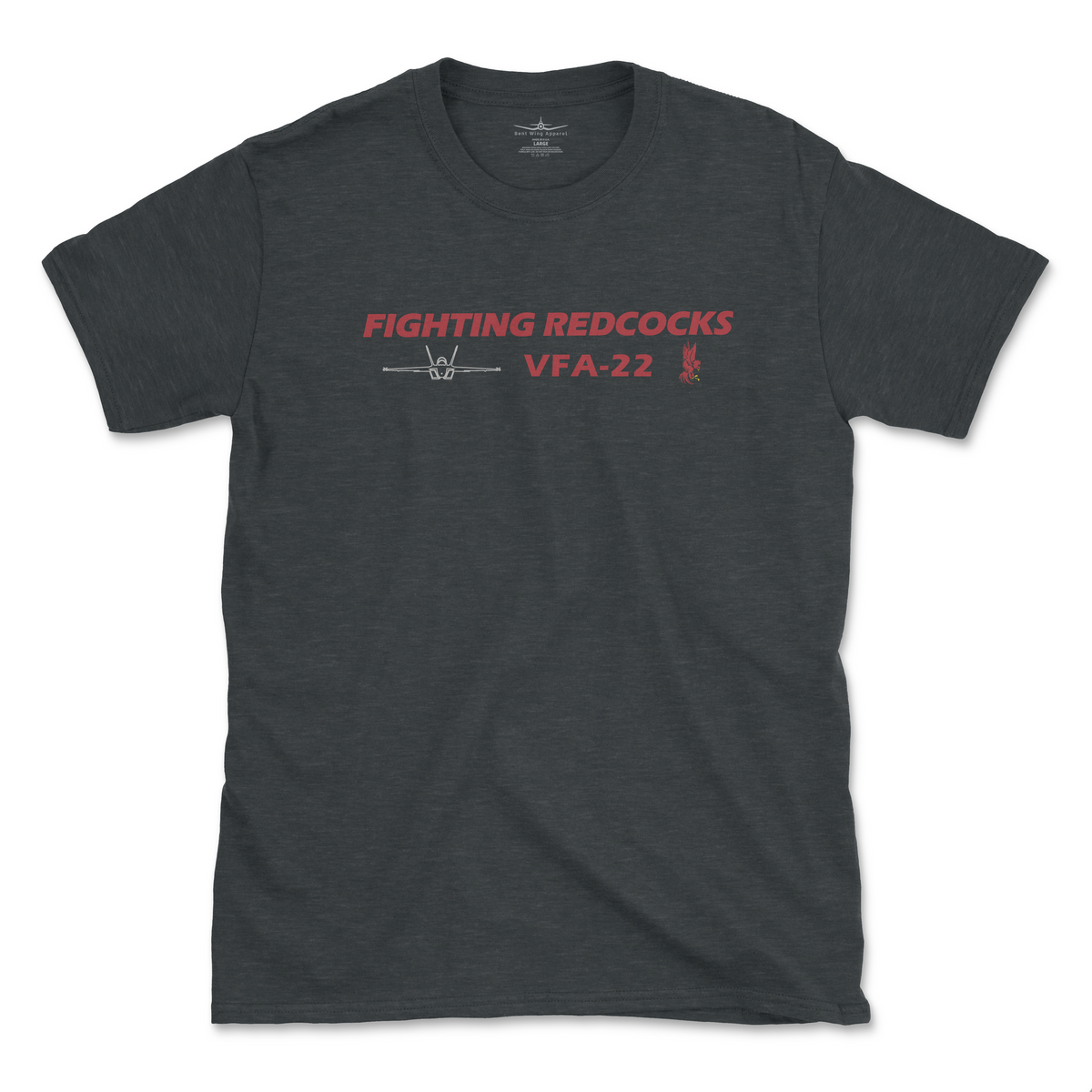 VFA-22 Fighting Redcocks Flight Line Series F/A-18 Super Hornet T-Shirt