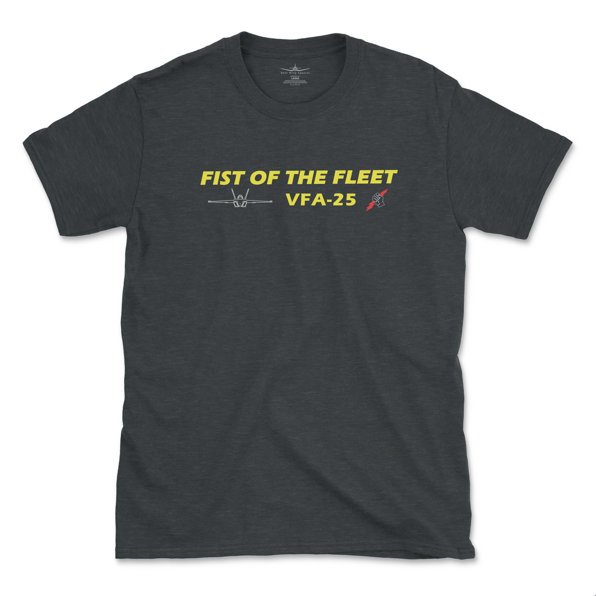 VFA-25 Fist of the Fleet Flight Line Series F/A-18 Super Hornet T-Shirt