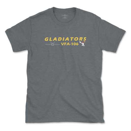 VFA-106 Gladiators Flight Line Series F/A-18 Super Hornet T-Shirt