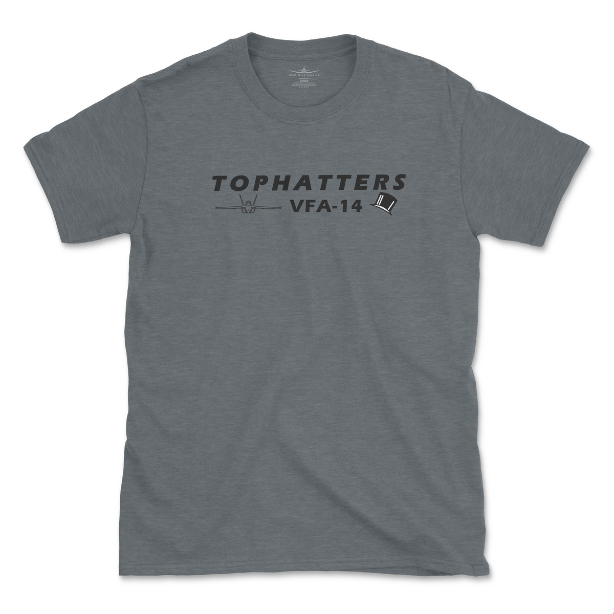 VFA-14 Tophatters Flight Line Series F/A-18 Super Hornet T-Shirt