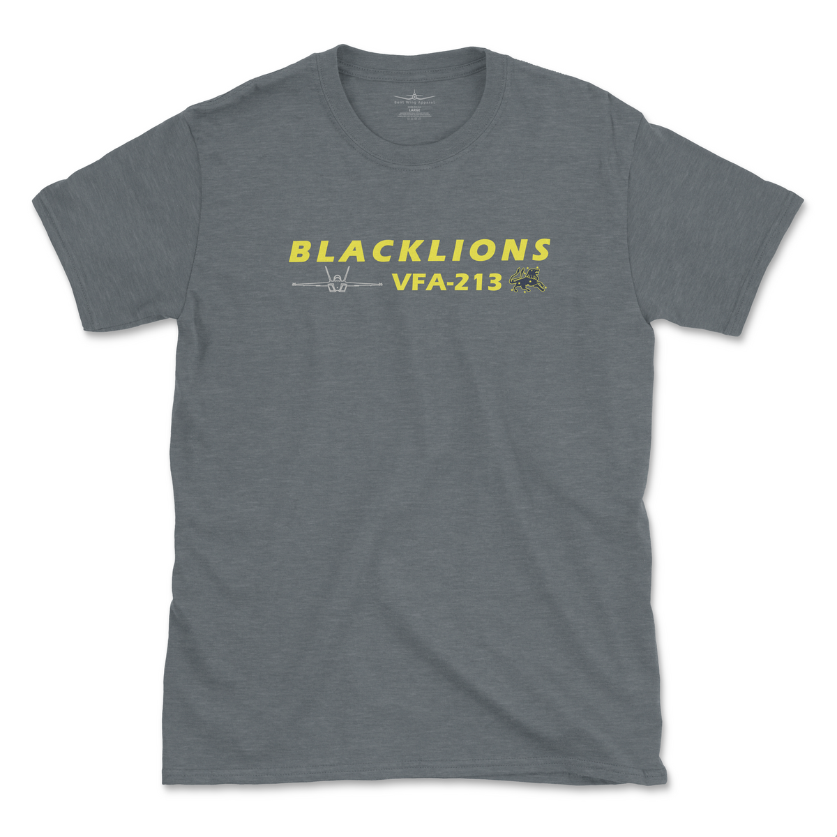 VFA-213 Blacklions Flight Line Series F/A-18 Super Hornet T-Shirt
