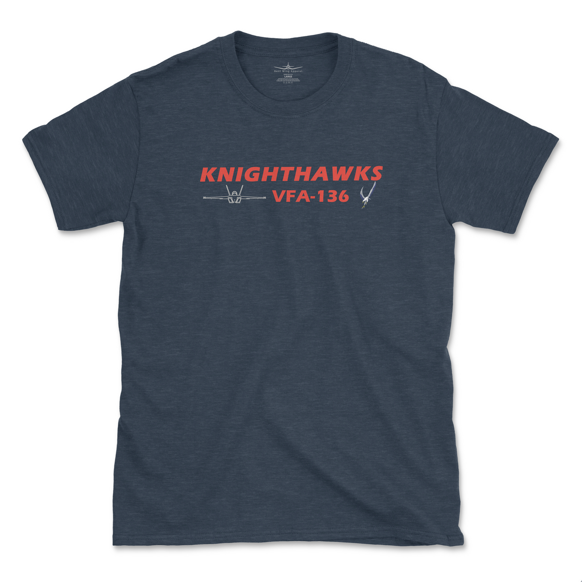 VFA-136 Knighthawks Flight Line Series F/A-18 Super Hornet T-Shirt