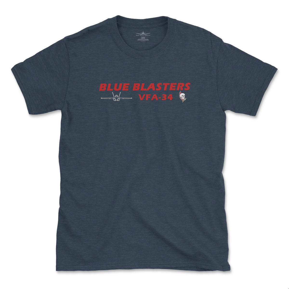 VFA-34 Blue Blasters Flight Line Series F/A-18 Super Hornet T-Shirt