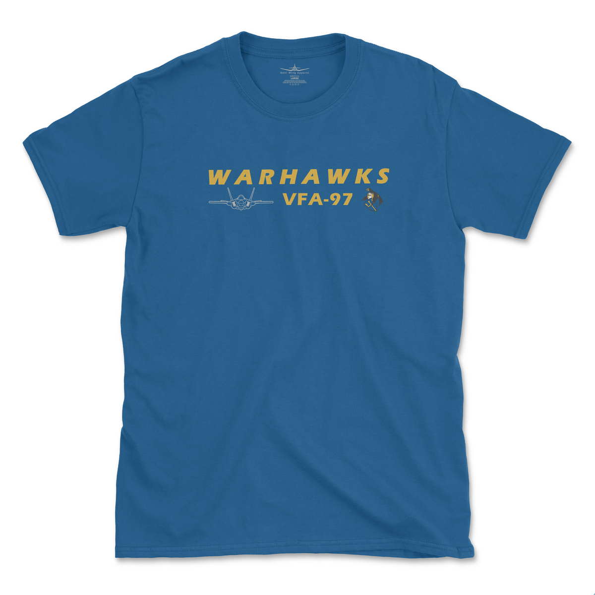 VFA-97 Warhawks Flight Line Series F-35C Lightning II T-Shirt