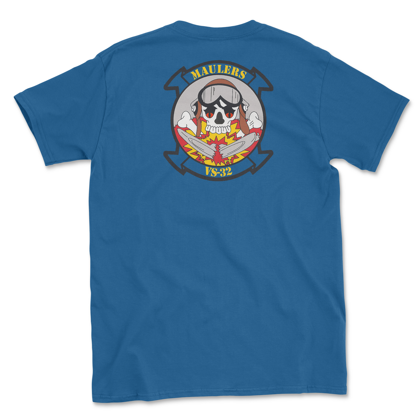Royal Blue t-shirt with squadron patch.