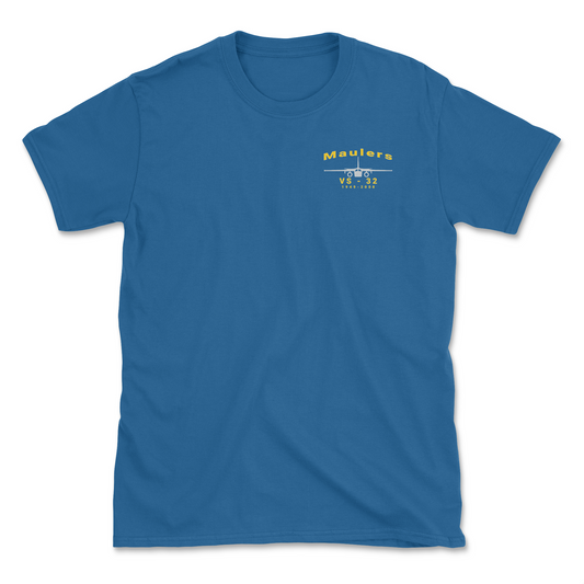 Royal Blue t-shirt with an S-3 aircraft and squadron name.